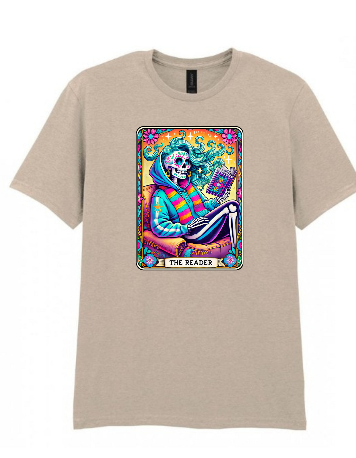 The Reader Skeleton – Cosy Hoodie Edition | Gothic Book Lover T-Shirt