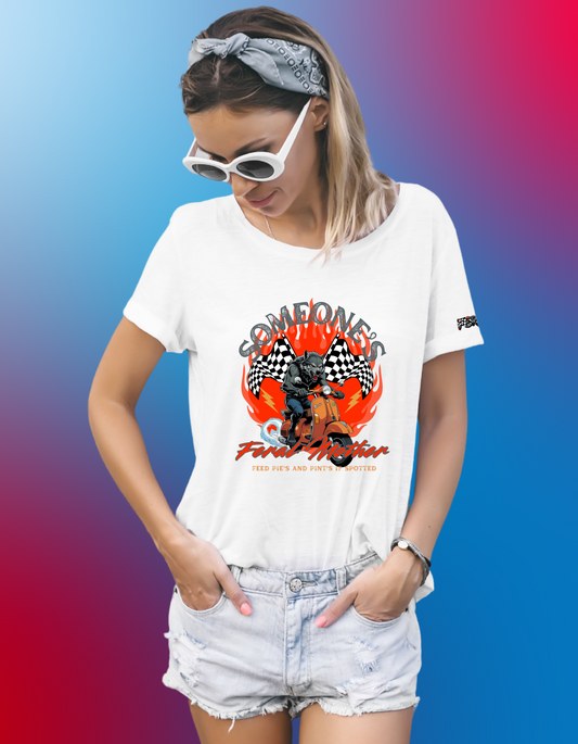 Someone’s Feral Flame's Dad/Mother T shirt – Funny Werewolf Scooter Graphic T shirt| Feral Flames collection