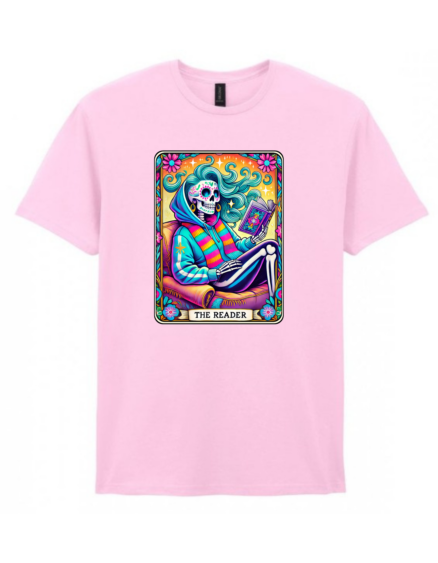 The Reader Skeleton – Cosy Hoodie Edition | Gothic Book Lover T-Shirt