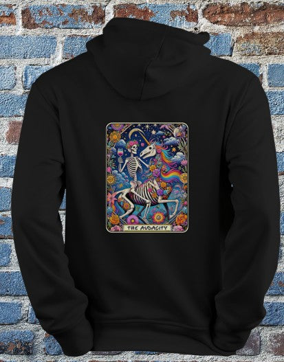 The Audacity Hoodies | Skeleton & Unicorn Cosmic Tarot