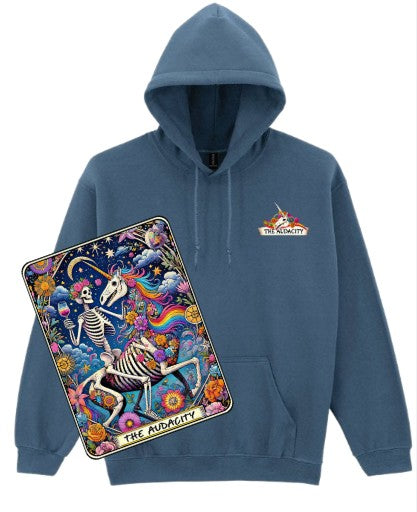 The Audacity Hoodies | Skeleton & Unicorn Cosmic Tarot