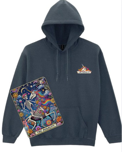 The Audacity Hoodies | Skeleton & Unicorn Cosmic Tarot
