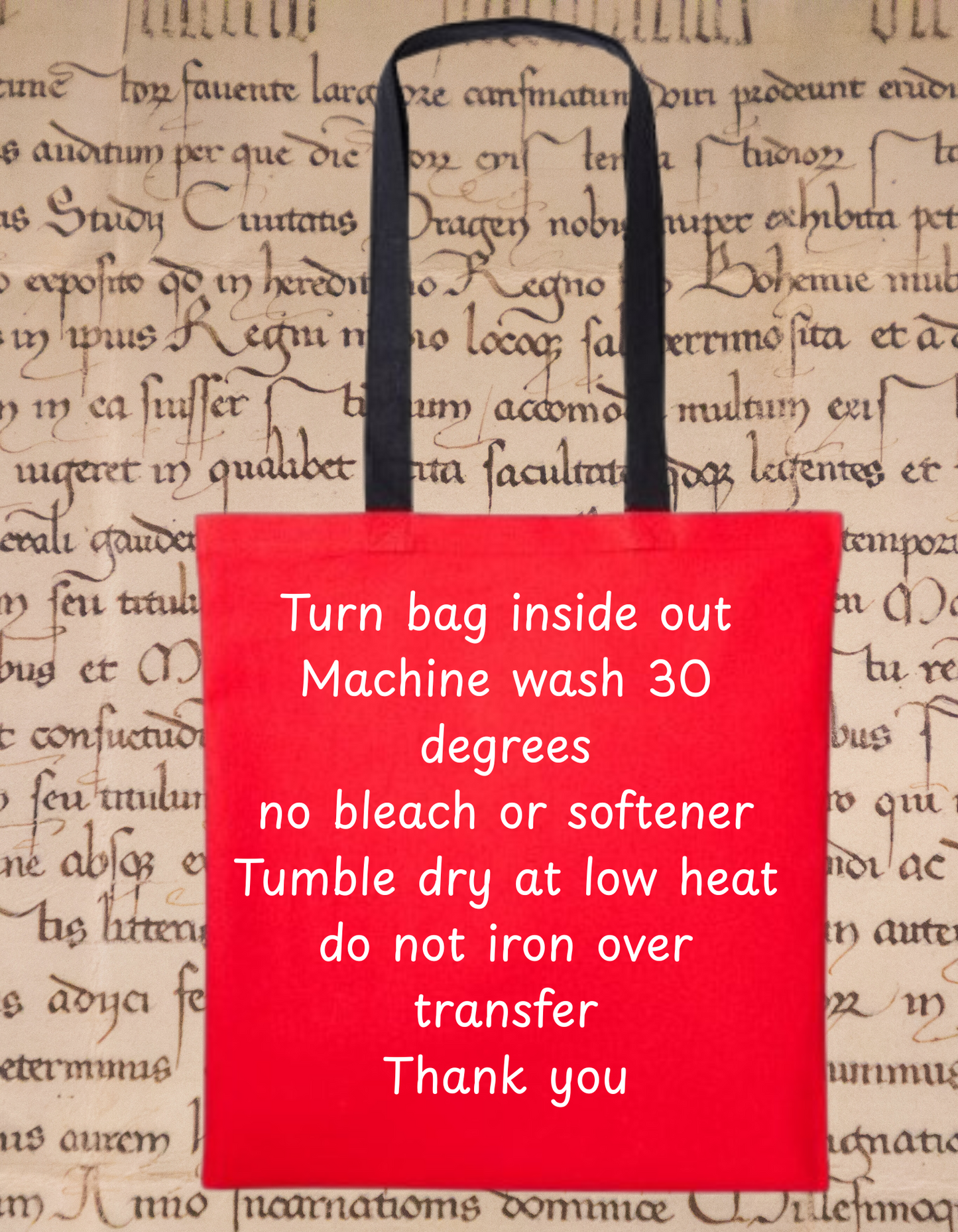I Buy Books Like Iβm Immortal Tote Bag β Gothic Skull Book Bag β Bookish Gift for Readers β Eco Cotton Tote for Book Addicts β Black & Red Handles