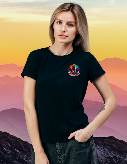 Cymru Wyllt Dragon Hoodie – Welsh Fantasy T-shirt – Rainbow Mythical T-shirt – Hiraeth Quote Unisex 100% cotton – Welsh Gift