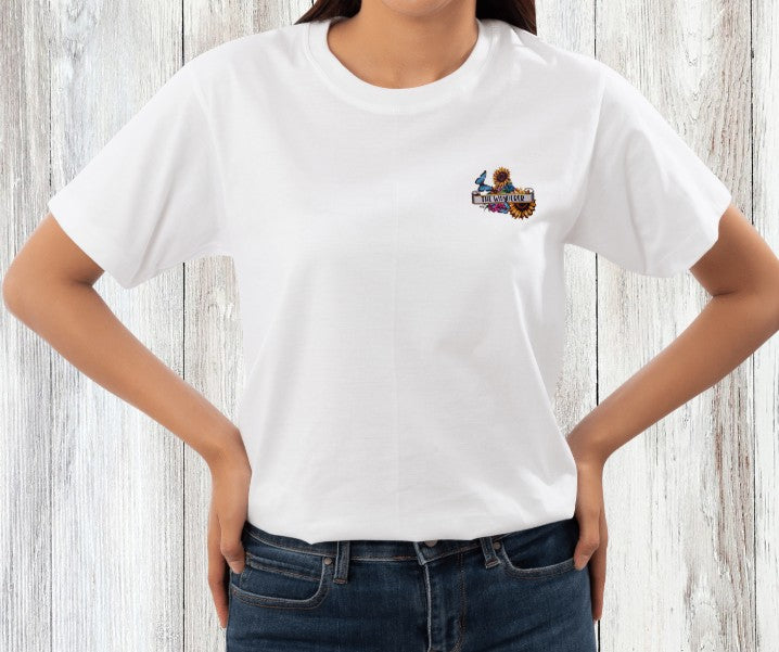 The Wanderer | 100% Softstyle Cotton T-shirt | Boho Skeleton & Van Tarot Art