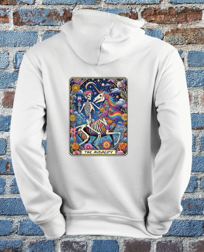 The Audacity Hoodies | Skeleton & Unicorn Cosmic Tarot